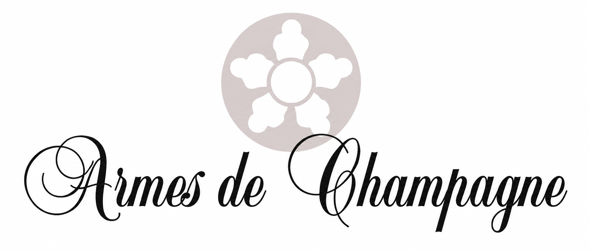 Logo Armes de champagne en gris