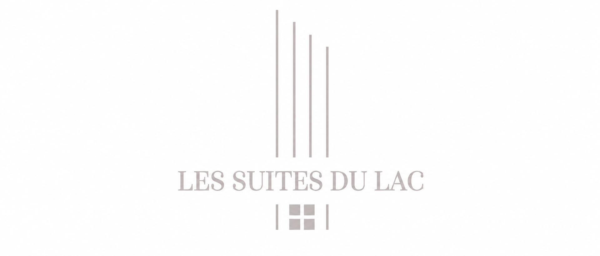 Logo Les suites du lac en gris