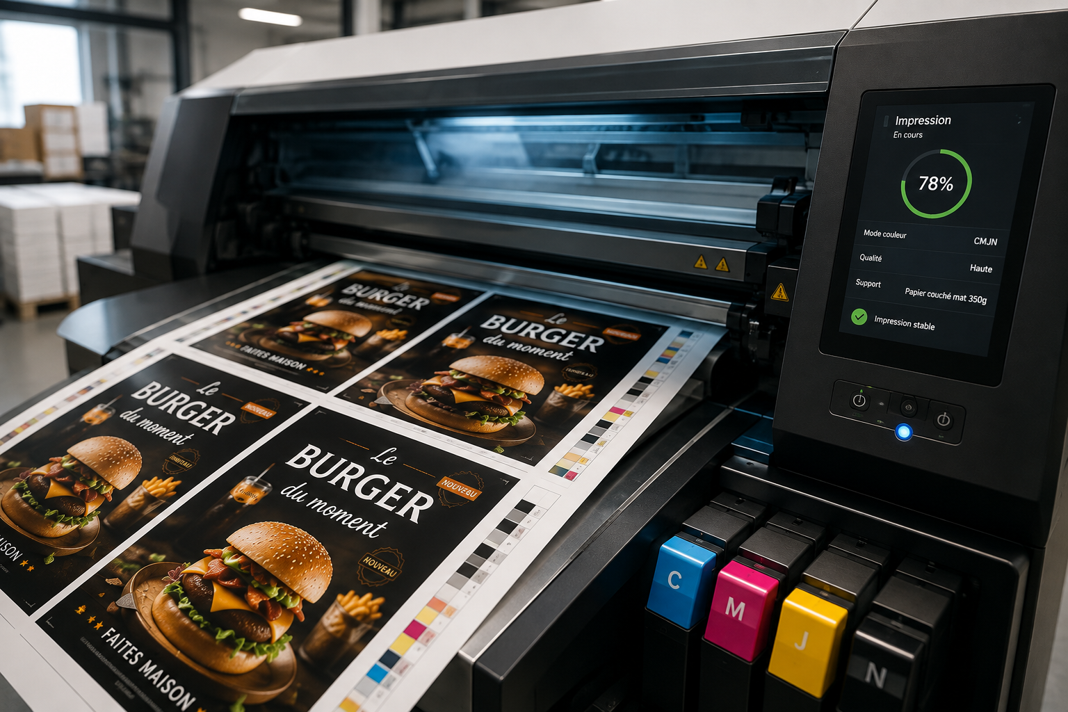 Impression professionnelle de supports de communication